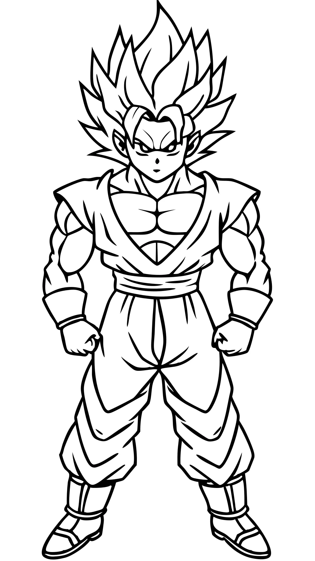 super saiyan dragon ball z coloriage